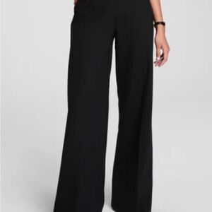 Spanx Elegant Classic Black Wide-Leg Women's Ponte fabric Pants